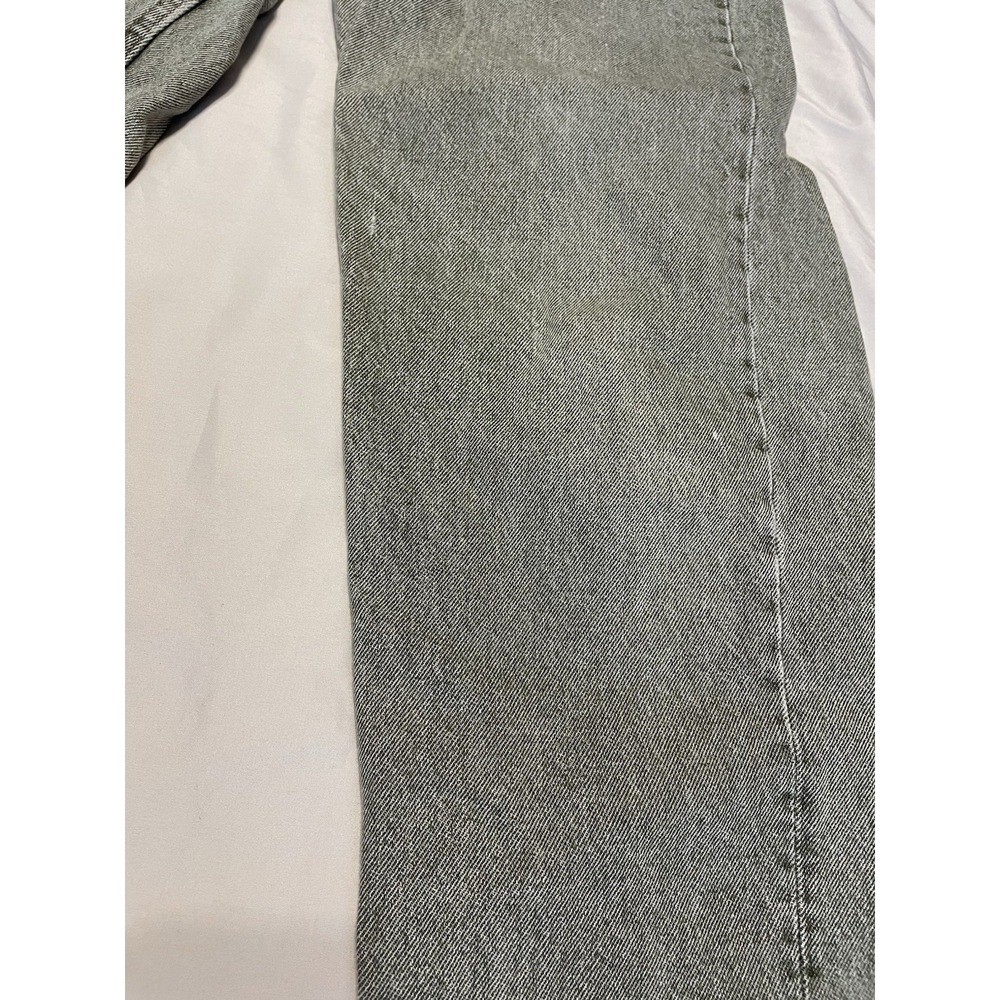 Vintage Levi's 550 Jeans 36x34  Straight Fit Green Stone Wash 1992‎ USA - Picture 5 of 16